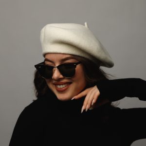 Берет женский шерсть 100%