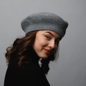 Берет женский 100% шерсть