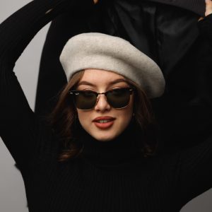 Берет женский шерсть 100%